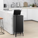 50L ステンレススチールゴミ箱、オートセンサー付き